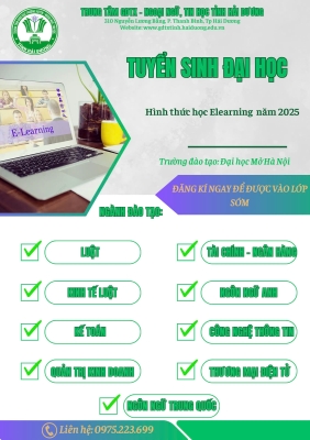 TUYỂN SINH ĐẠI HỌC HỆ TỪ XA THÁNG 5 NĂM 2025